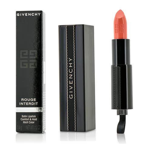 Givenchy Flash Coral (17) Rouge Interdit Satin Lipstick